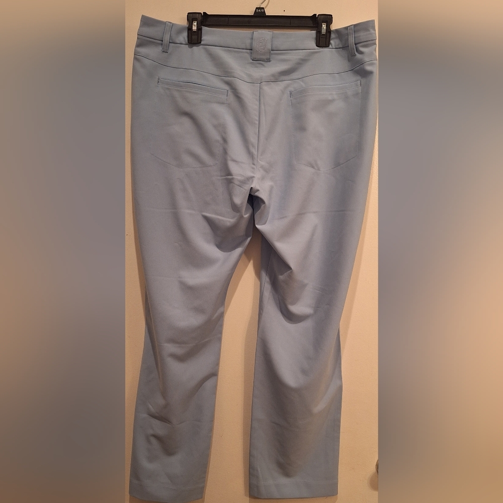 FootJoy Pants Mens 40x30(Tag 38x30) Performance Straight Leg Golf Preppy - Picture 2 of 7